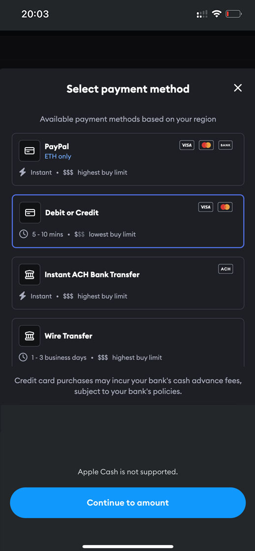 Pick a payment provider